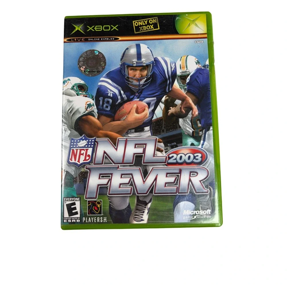 Preowned NFL Fever 2003 Original Xbox Game Complete Wrks Microsoft Football